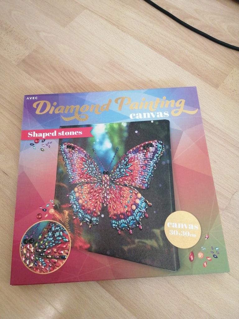 Diamond Painting canvas, Ophalen