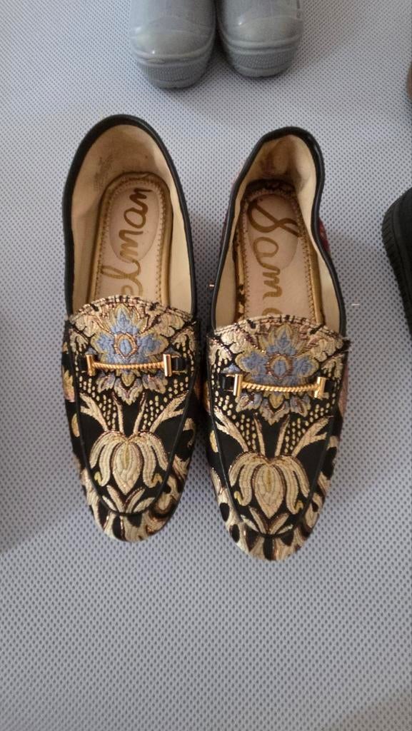 Sam Edelman instappers met borduursel, Kleding | Dames, Schoenen, Ophalen