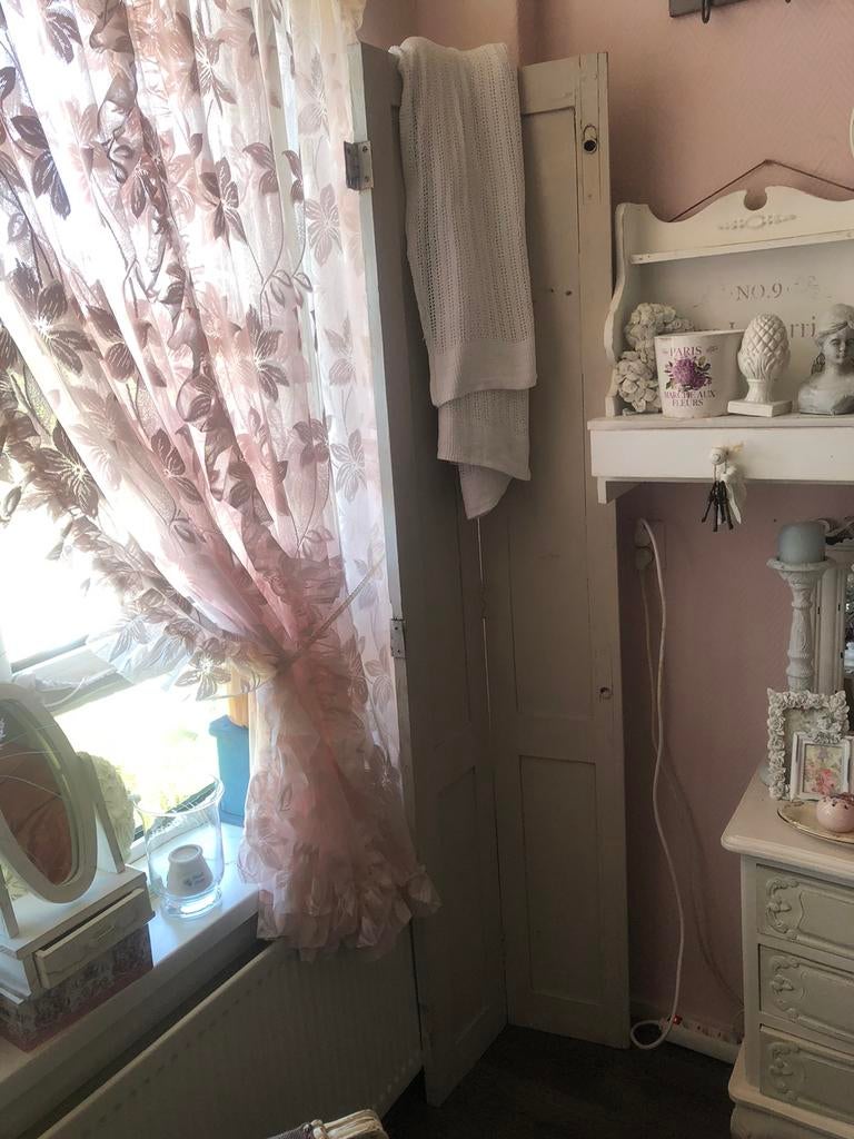 2 oude dubbeie luiken brocante, Ophalen, Gebruikt, Overige typen, Minder dan 200 cm