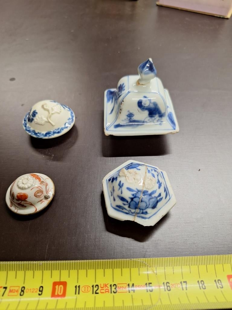 Oude deksels kangxi, meissen?, Antiek en Kunst, Antiek | Porselein, Ophalen of Verzenden