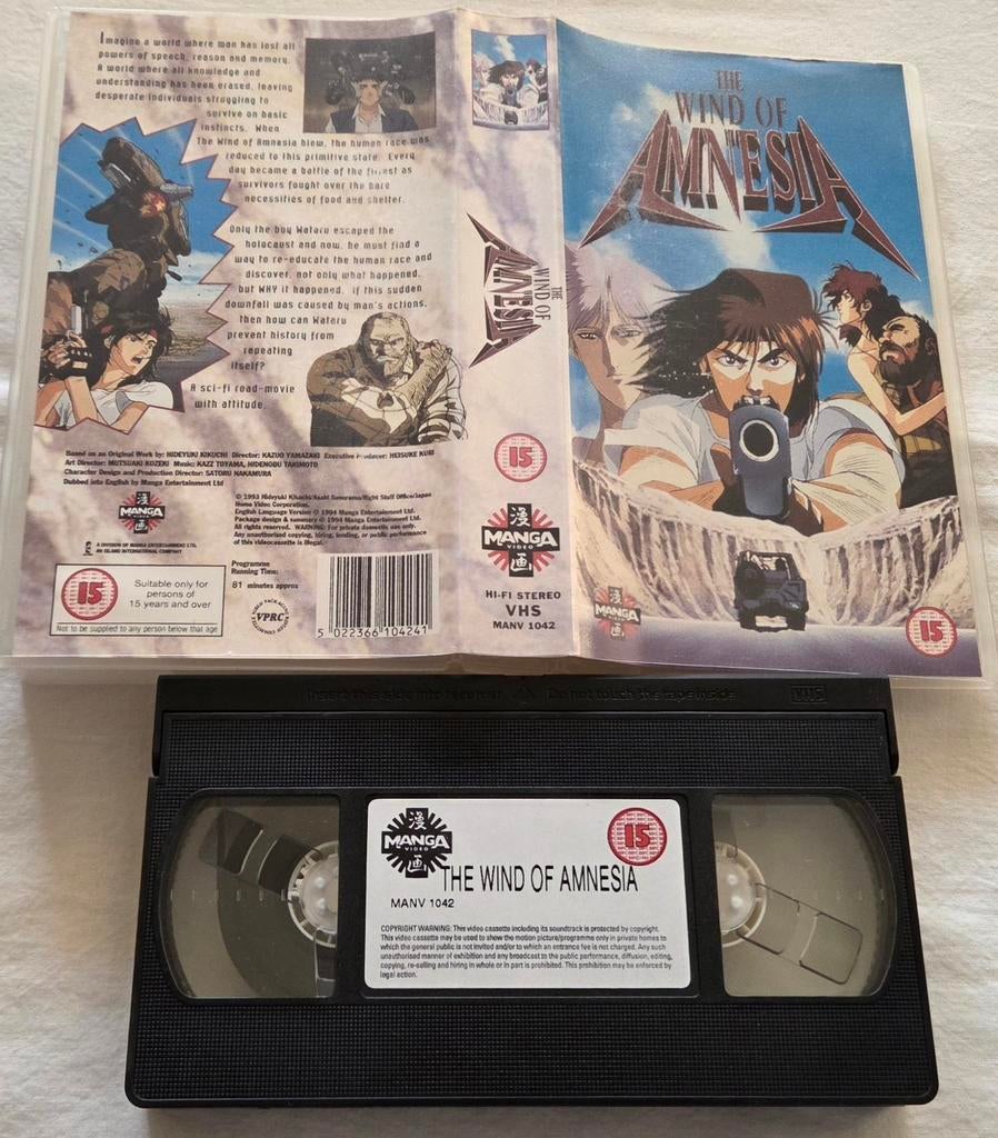 Manga The Wind Of Amnesia VHS Cartoon/Anime IMPORT, Cd's en Dvd's, Alle leeftijden, Ophalen of Verzenden, Zo goed als nieuw, Actie en Avontuur