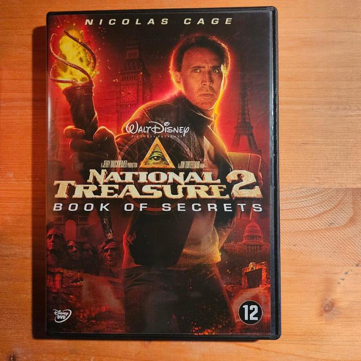 DVD National Treasure 2 met Nicloas Cage, Cd's en Dvd's, Dvd's | Avontuur, Zo goed als nieuw, Vanaf 12 jaar, Ophalen of Verzenden