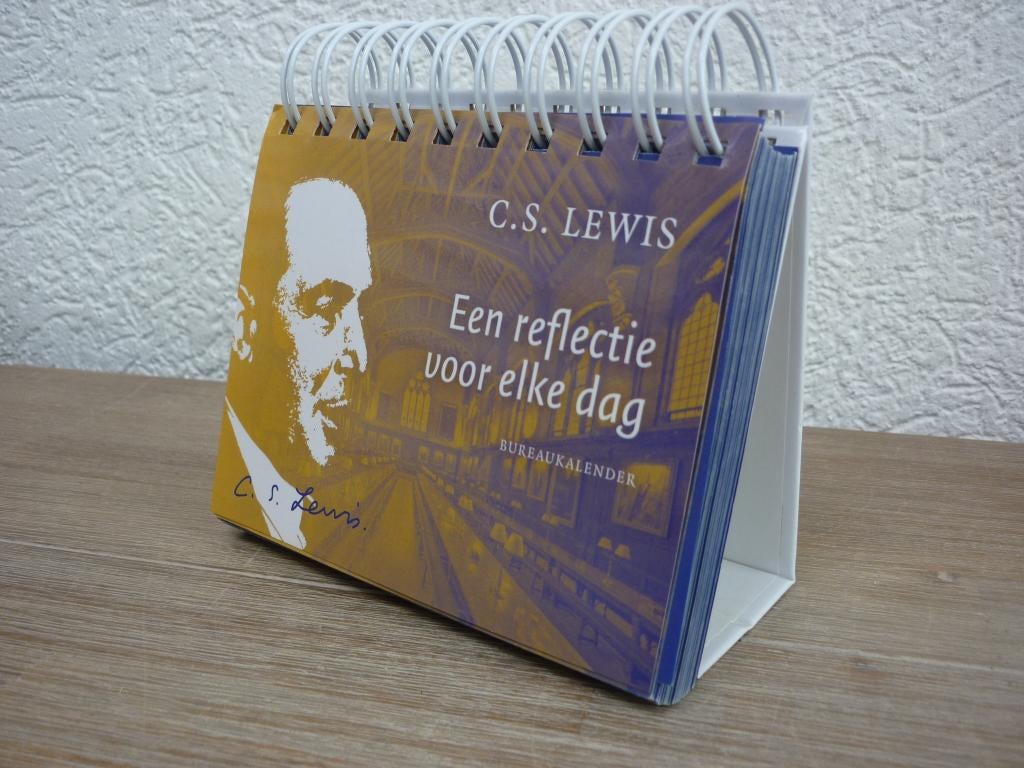 C.S. Lewis - Een reflectie voor elke dag -Bureaukalender, Ophalen of Verzenden, Zo goed als nieuw, Christendom | Protestants