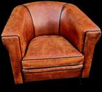 Schapenleren Lounge Atelier fauteuil + BEZORGING GRATIS, Gebruikt, Art deco, ., Ophalen of Verzenden