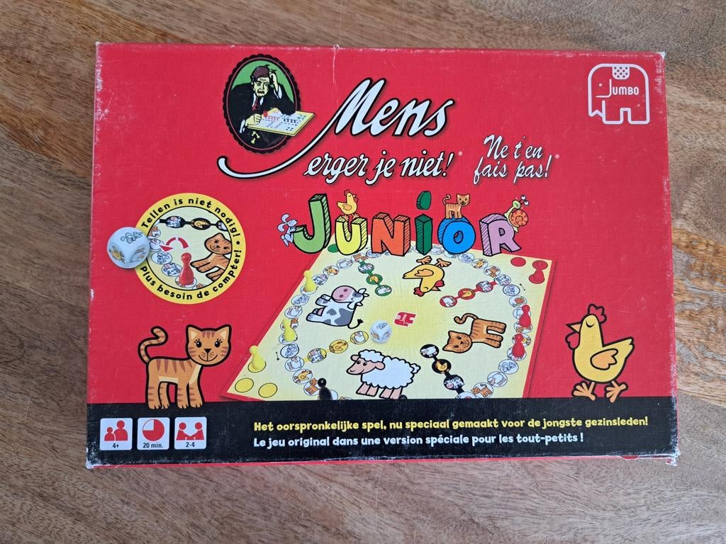 Mens erger je niet junior, Ophalen of Verzenden