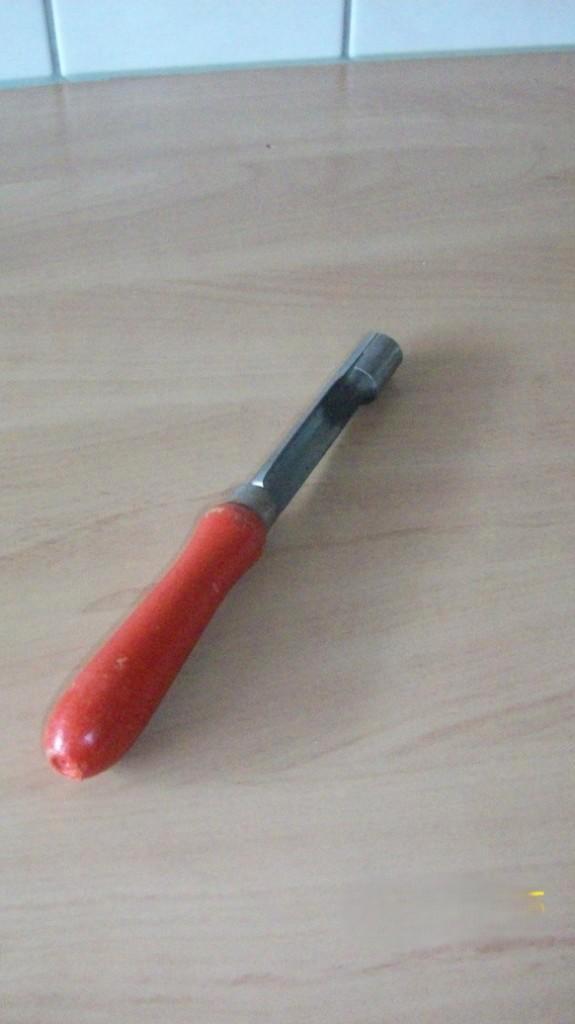 Brocante appelboren met houten handvat, Antiek en Kunst, Curiosa en Brocante, Ophalen of Verzenden