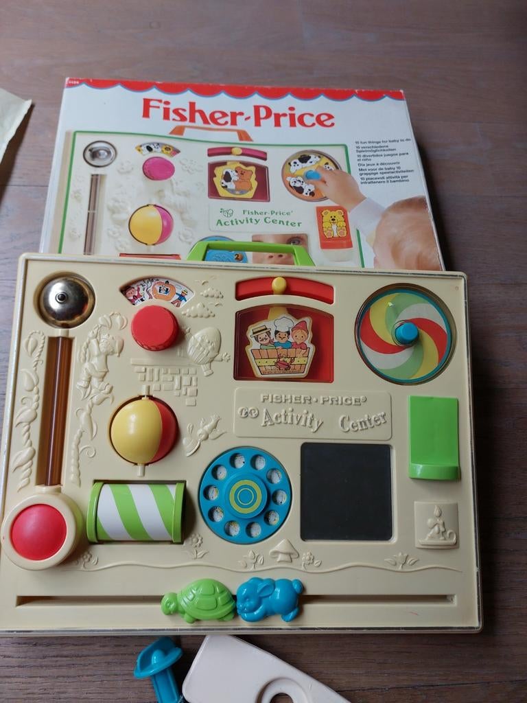 Ficher Price activity centre vintage, Ophalen of Verzenden, Gebruikt, Speelset