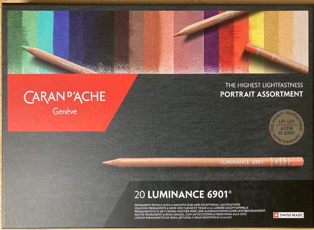 Caran d'Ache Luminance kleurpotlood doos 20 + 76 stuks, Ophalen of Verzenden, Zo goed als nieuw, Potlood of Stift