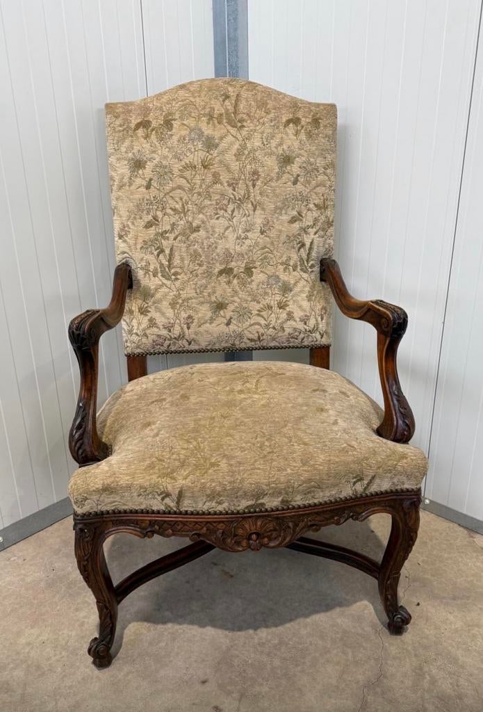 Grote Louis XIV armstoel, Regency in zeer mooie staat, Ophalen