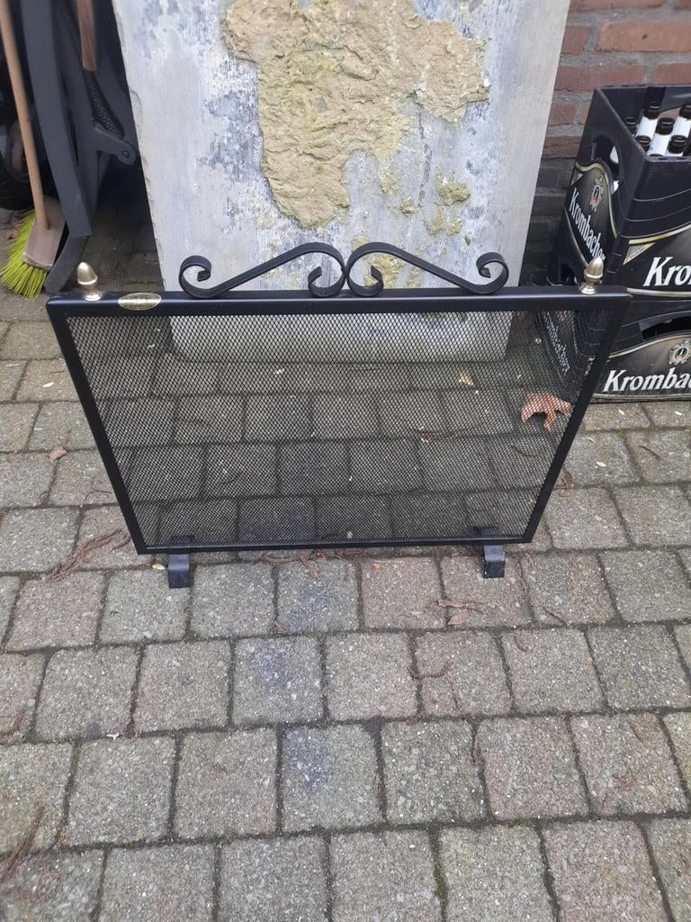 Spatscherm, rooster openhaard., Ophalen, Vrijstaande haard, Houthaard