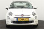 Fiat 500 1.2 70 PK Aut. Cabriolet Half-Leder Park.sens Multi, 4 cilinders, Cabriolet, Leder en Stof, Wit