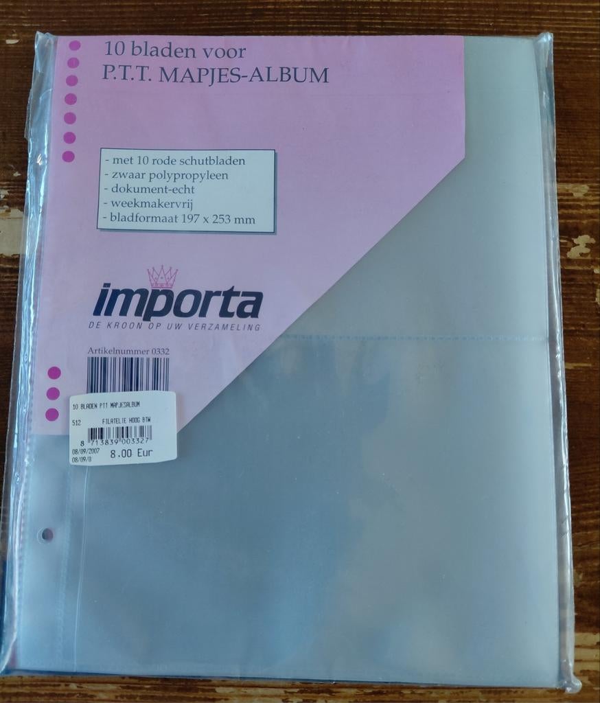 Insteek mapjes voor Totale 14 bladen voor ptt mapjes, Audio, Tv en Foto, Fotoalbums en Accessoires, Ophalen of Verzenden, Zo goed als nieuw