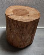 Houten blok, bijzettafel 36x36x36, Tuin en Terras, Bloempotten, Ophalen, Minder dan 25 cm, Minder dan 40 cm
