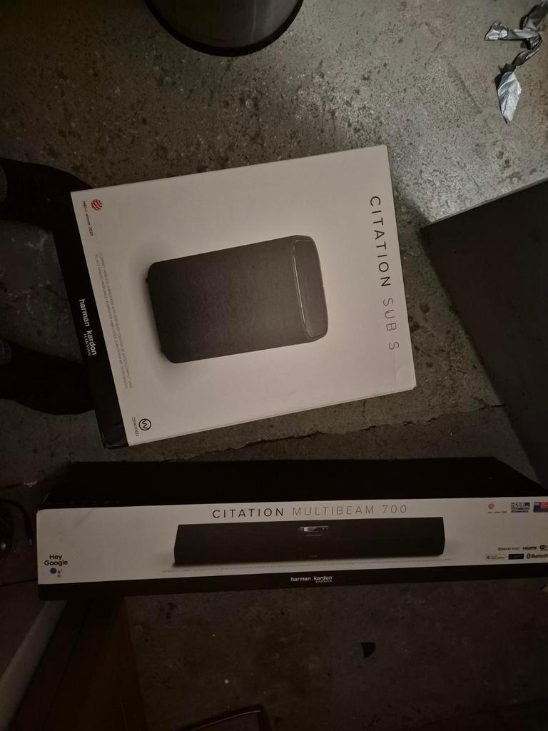 Harman Kardon Citation Multibeam 700 & Citation Sub S, Ophalen, Bluetooth, Nieuw