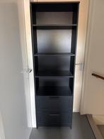 IKEA Brimnes opbergkast zwart met 2 lades, Minder dan 50 cm, 200 cm of meer, Ophalen of Verzenden, Zo goed als nieuw