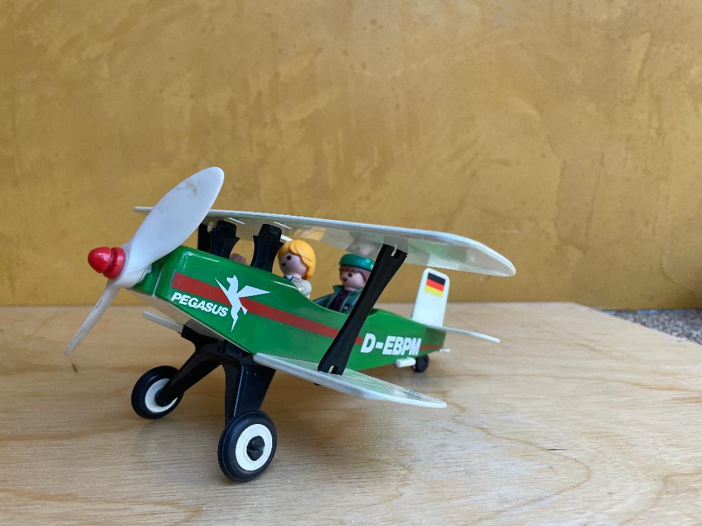 Vintage Playmobil 3246 Pegasus Vliegtuig 1977, Ophalen of Verzenden, Gebruikt, Los playmobil
