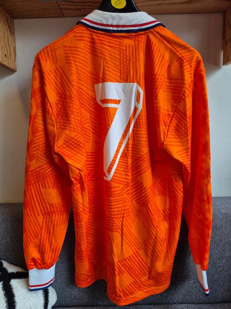Matchworn Nederlands elftal voetbalshirt 1992/93 Lotto, Verzamelen, Ophalen of Verzenden, Gebruikt, Overige binnenlandse clubs