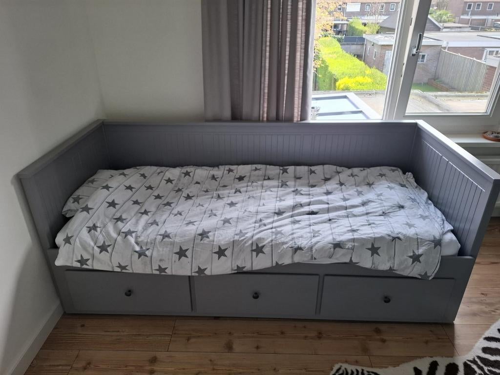 Ikea Hemnes bedbank 80x200 met 3 lades, Huis en Inrichting, Slaapkamer | Bedden, Ophalen, Gebruikt, Eenpersoons, 80 cm