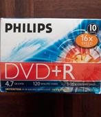 NIEUW doos philips dvd+r 4.7gb case 16x speed 10x ehv/mierlo, Ophalen of Verzenden, Nieuw, Dvd