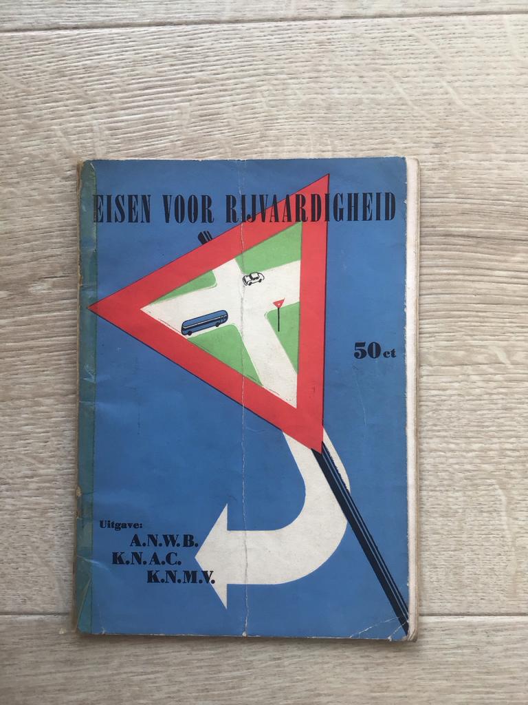 ANWB Leerboekje Eisen voor Rijvaardigheid 1956, Ophalen of Verzenden, Gelezen, Algemeen