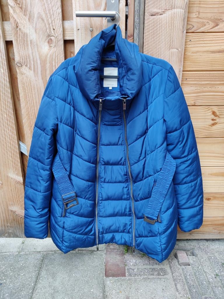 Noppies zwangerschaps winterjas maat L!, Ophalen, Blauw, Maat 42/44 (L), Noppies