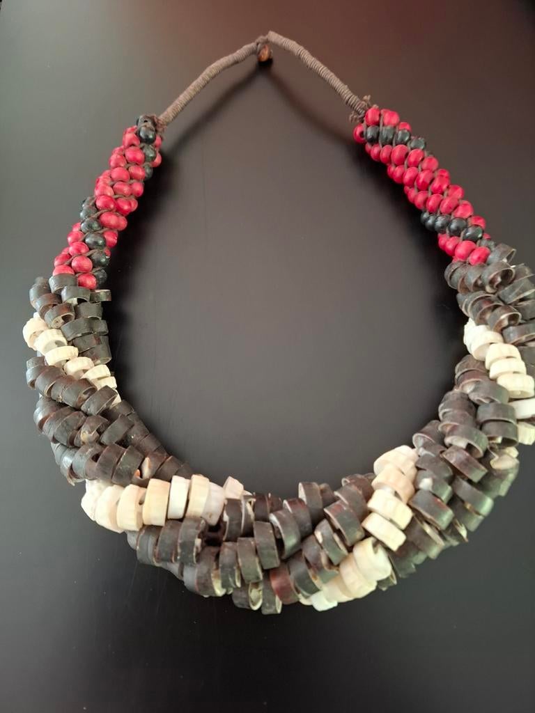 Papua Indie Nieuw Guinea Indonesie Asmat Sepik Dani, Antiek en Kunst, Ophalen of Verzenden