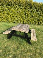 Leuke picknicktafel, Ophalen of Verzenden, Zo goed als nieuw, Rechthoekig, Hout