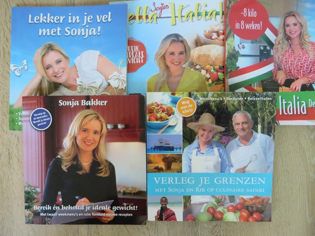 5x Sonja Bakker boeken, Boeken, Ophalen of Verzenden, Zo goed als nieuw, Dieet en Voeding