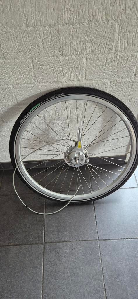 Voorwiel 28" Sparta ION met nieuwe band en Shimano Nexave, Fietsen en Brommers, Fietsonderdelen, Wiel, Sparta, Gebruikt, Elektrische fiets