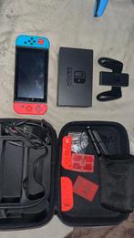 Nintendo Switch Volledige Set - Zo goed als nieuw, Ophalen, Met games, Met 2 controllers, Zo goed als nieuw