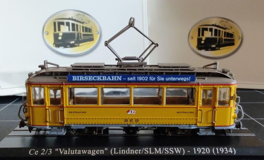 Atlas tram H0(m) Basel Birseckbahn, interieur, nieuwstaat., Ophalen of Verzenden, Nieuw, Locomotief, Overige merken