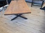 Massief eikenhouten salontafel, 120x0,70x45cm, Huis en Inrichting, Tafels | Eettafels, Ophalen, 100 tot 150 cm, Eikenhout, 50 tot 100 cm