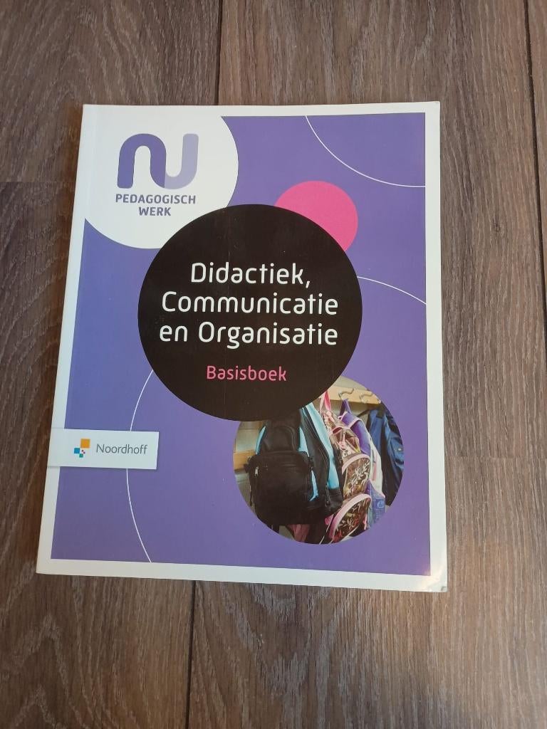 Pedagogisch werk. Didactiek, communicatie en organisatie, Boeken, Schoolboeken, Overige vakken, Noordhoff, Ophalen of Verzenden