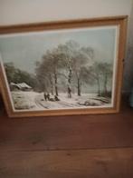 Antieke Schilderijen en 1 modern, Ophalen of Verzenden