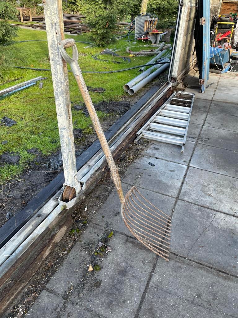 Robuuste mestvork / aardappelvork voor tuin en stal, Ophalen, Gebruikt, Vork