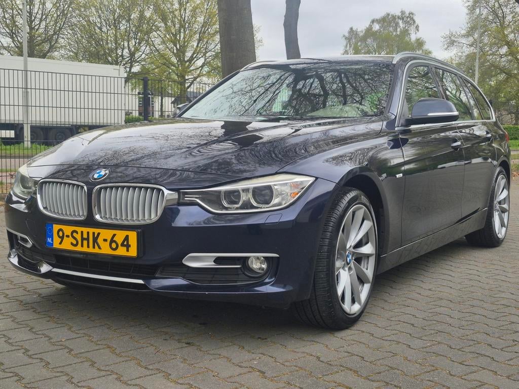 BMW 3-Serie 1.6 316I Touring AUT 2013 Blauw, Automaat, Beige, 4 cilinders, Blauw