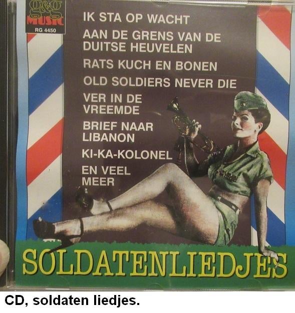 leuke CD. Nederlandse soldaten liedjes, Ophalen, Zo goed als nieuw, Overige genres