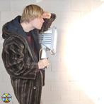 Vintage halogen Industriële Schijnwerper / bouwlamp 1000watt, ., Ophalen of Verzenden, Zo goed als nieuw, .