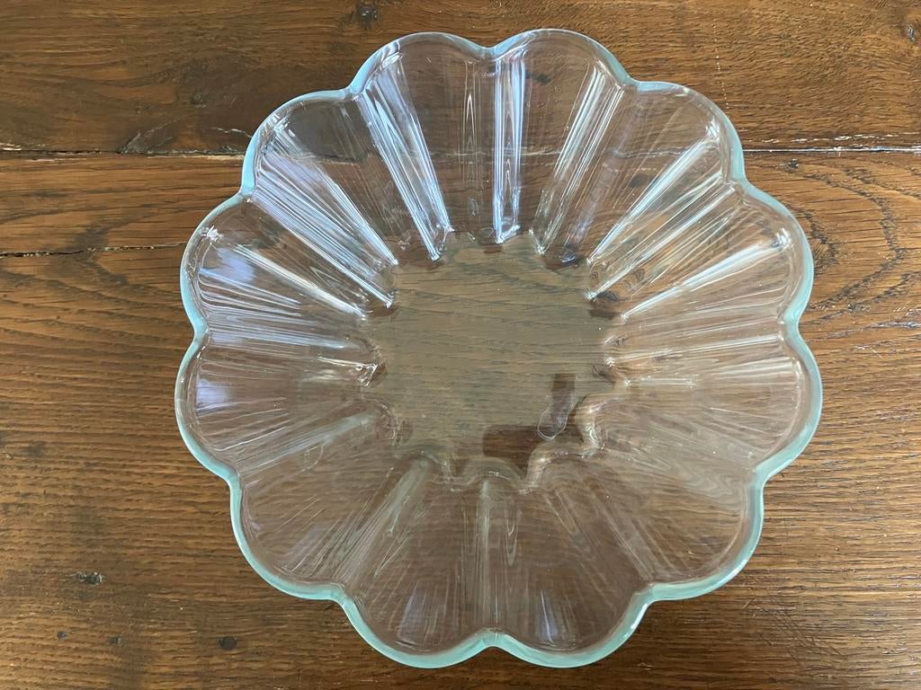 Puddingvorm, Ophalen of Verzenden, Zo goed als nieuw, Rond, Glas