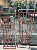 Set van 2 smeedijzeren rekjes/decoratiepanelen, Antiek en Kunst, Ophalen