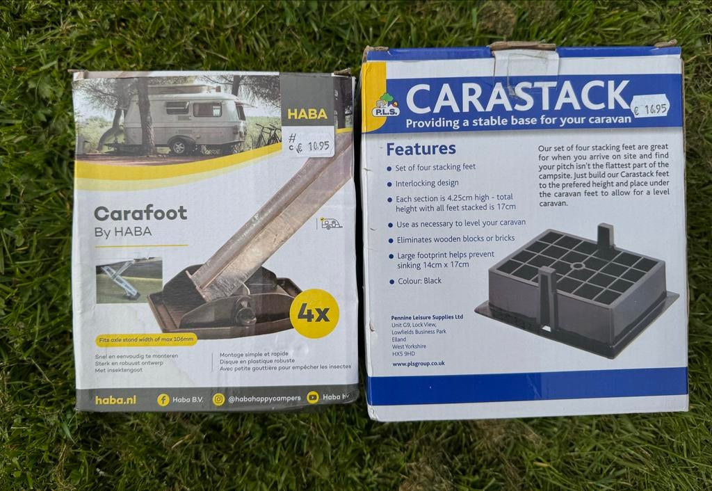 Nieuwe Bigfoot met Carastack verhogers voor caravan, Ophalen of Verzenden, Nieuw