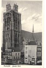 Dordrecht- -Groote Kerk., Verzenden, 1940 tot 1960, Ongelopen, Zuid-Holland