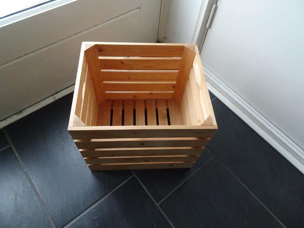 houten krat voor op de fiets, Ophalen, Nieuw