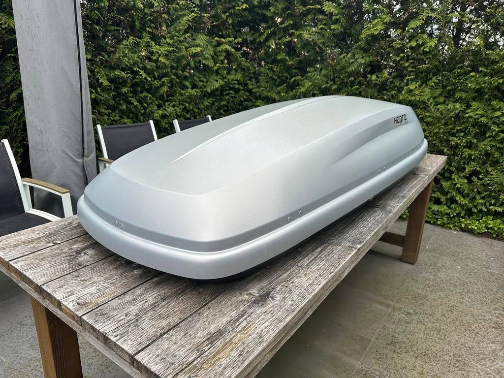 Grote dakkoffer Hapro Carver 6.5 antraciet 430 liter, Auto diversen, Dakkoffers, Ophalen, Gebruikt