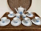 Wit servies met Delfts blauw decoratie, Gebruikt, Ophalen of Verzenden, Overige stijlen, Kop(pen) en/of Schotel(s)