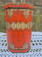 vintage theeblik, Ophalen of Verzenden, Gebruikt