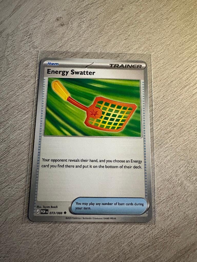 Energy Swatter 073/088 Perfect Order - Pokémon Kaart, Ophalen of Verzenden, Nieuw, Losse kaart
