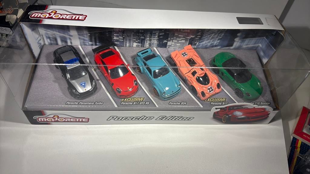 Porsche edition giftpack majorette 1.64, Auto, Ophalen of Verzenden, A, A