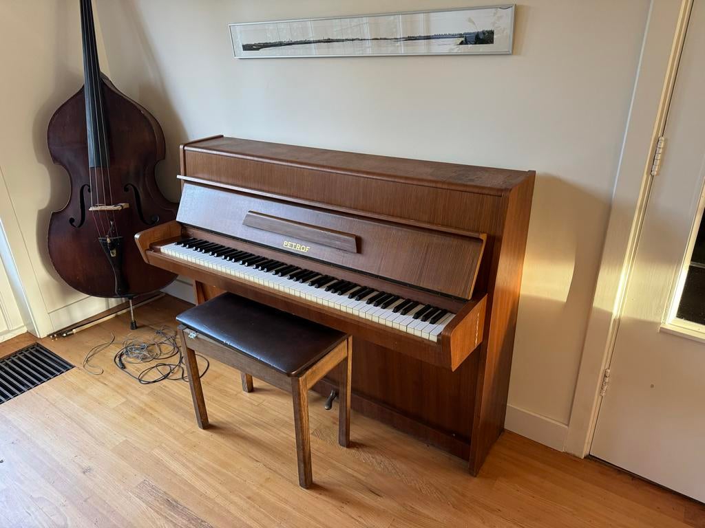 Petrof Piano - Gebruikt, Ophalen, Gebruikt, Bruin, Piano