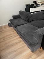 Gratis ophalen driezitsbank donkergrijs, Ophalen, Gebruikt, Driepersoons, Rechte bank